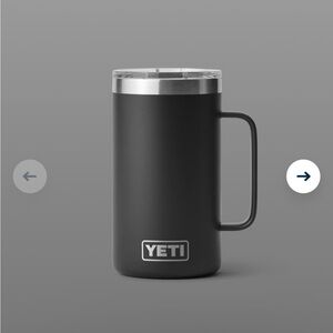 Yeti Rambler 24oz Mug. Black.